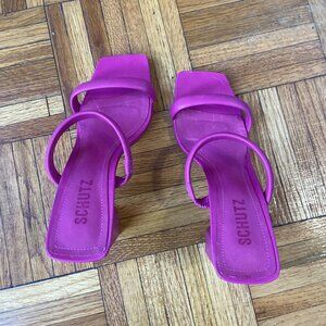 Hot Pink SCHUTZ Heels- 6.5